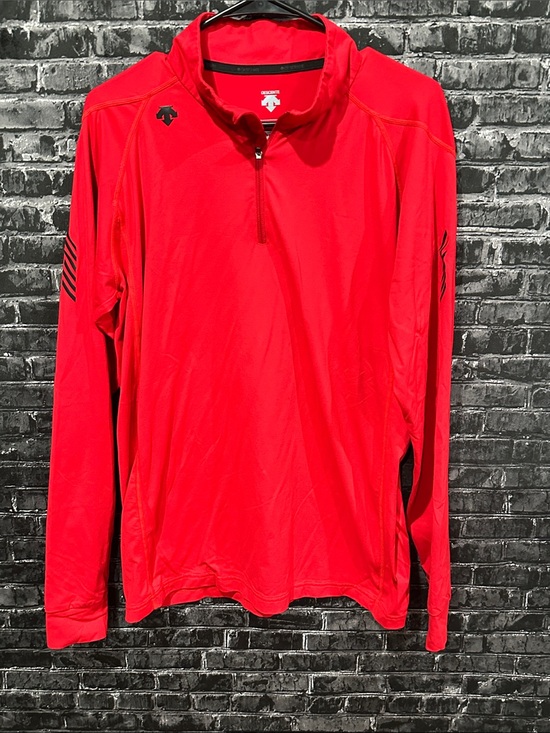 Descente Other - Descente Red Performance Jacket with White Logo